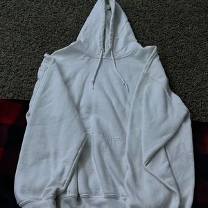 Plain White Hoodie